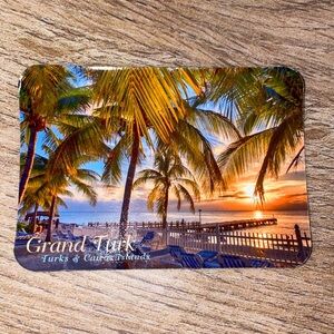 Grand Turk, Turks and Caicos Islands travel souvenir magnet